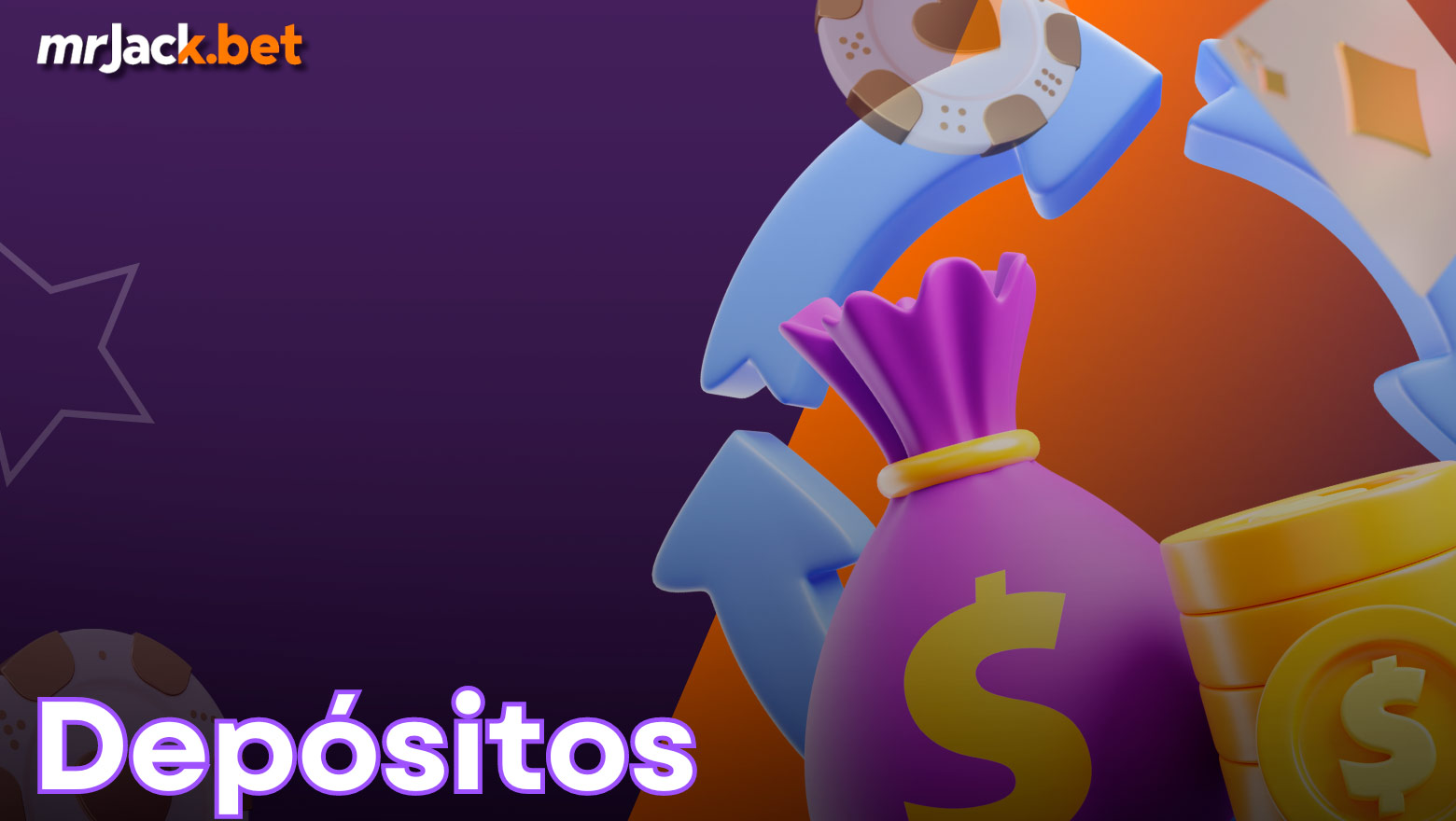 Um depósito pode ser efectuado no Mr Jack
