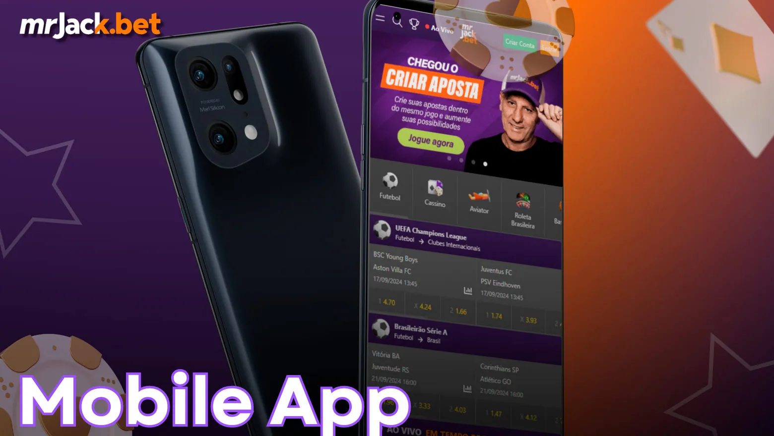 De momento, o Mr Jack não tem uma aplicação móvel