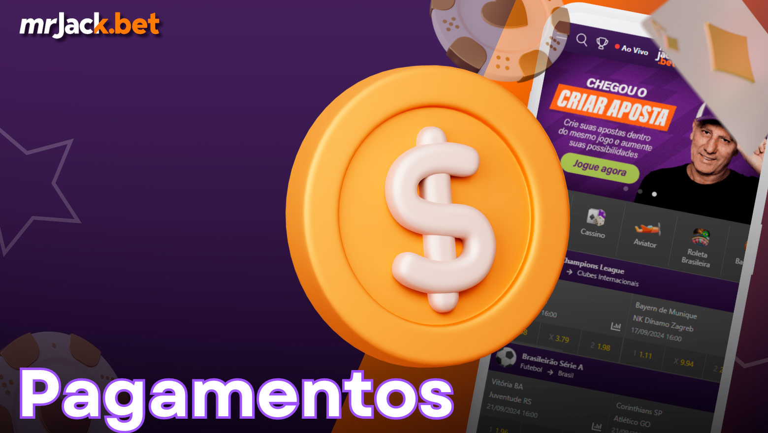 Como efetuar pagamentos através da aplicação Mr Jack