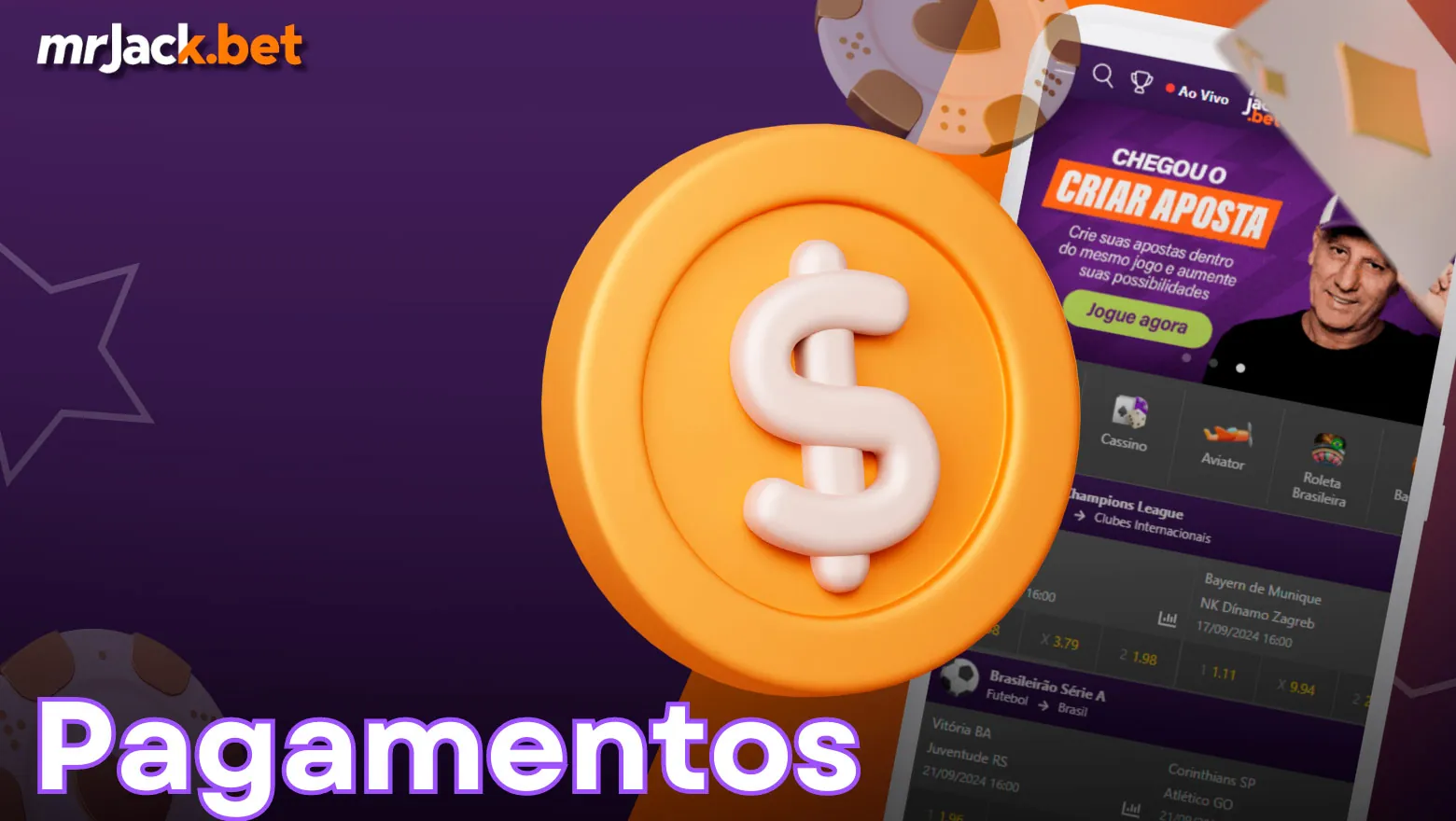Como efetuar pagamentos através da aplicação Mr Jack