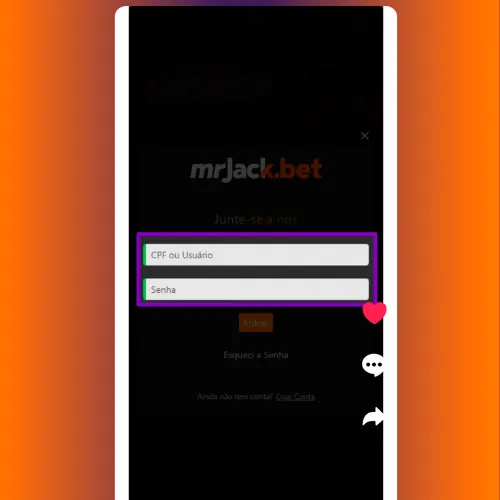 Envie informações ao Mr. Jack